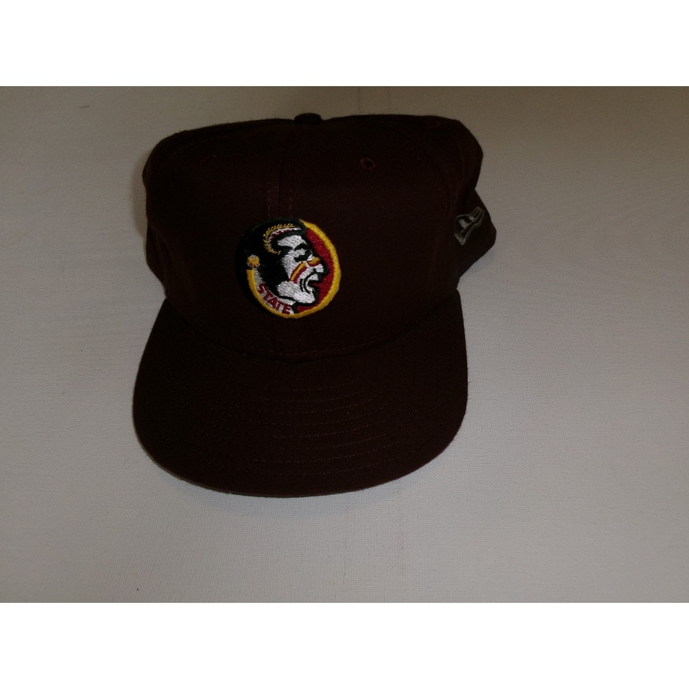 FSU SEMINOLES NEW ERA FITTED GOLF BEACH Y2K HAT CAP VINTAGE DEADSTOCK M4